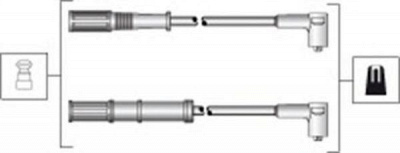 MAGNETI MARELLI 941318111301 -  Комплект проводов зажигания